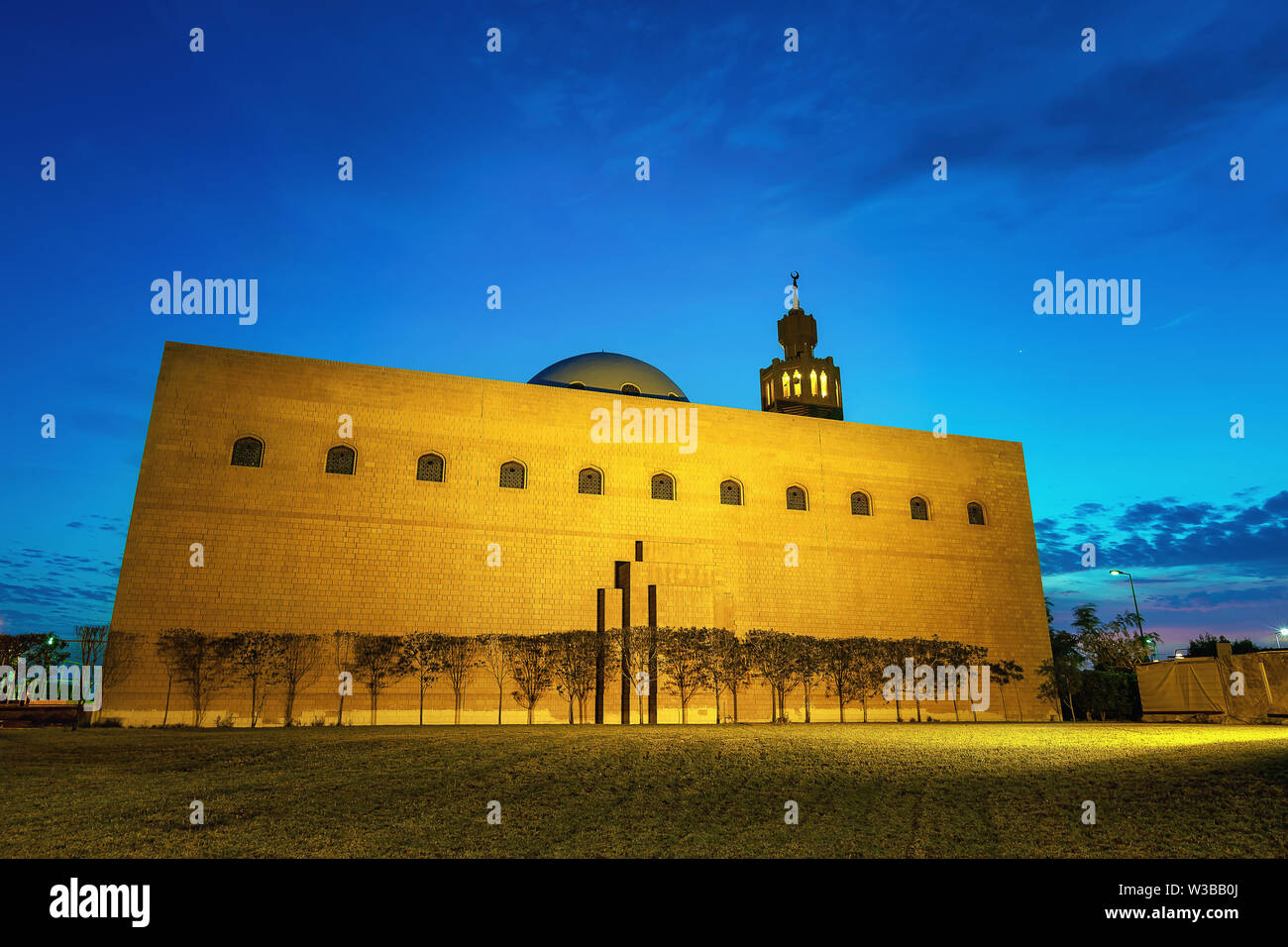 Schöne Masjid in Dammam-Saudi Arabien. Stockfoto