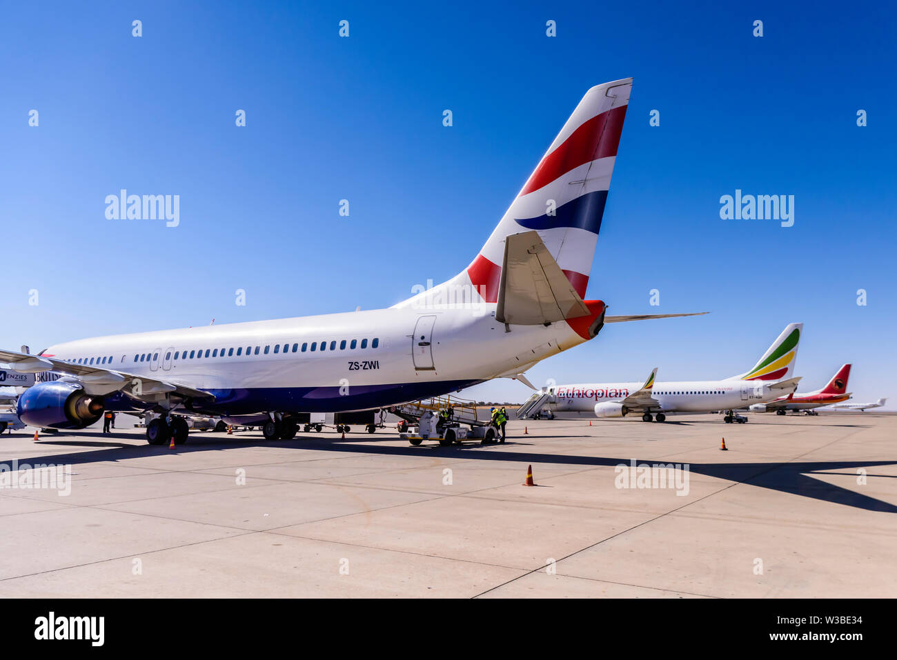 Namibia Windhoek Airport Air Namibia Stockfotos und -bilder Kaufen - Alamy