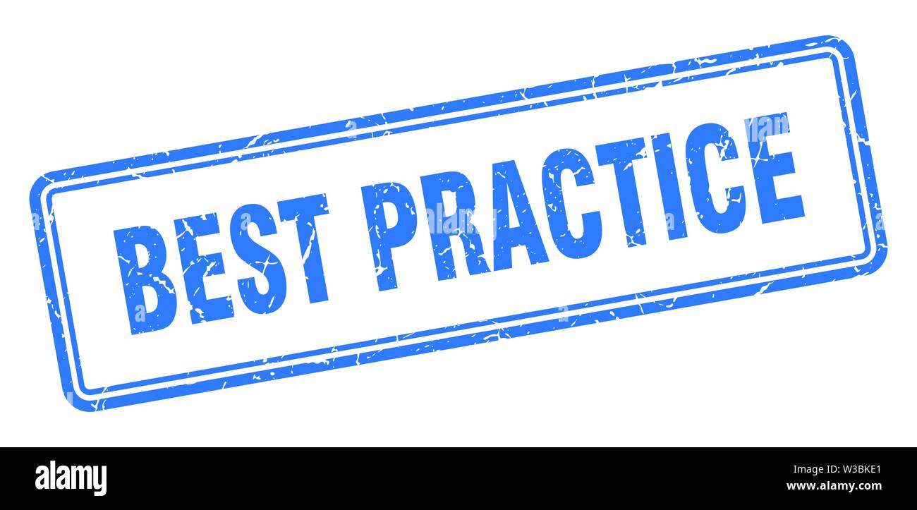 Best practice Stempel. best practice Square grunge unterzeichnen. best practice Stock Vektor