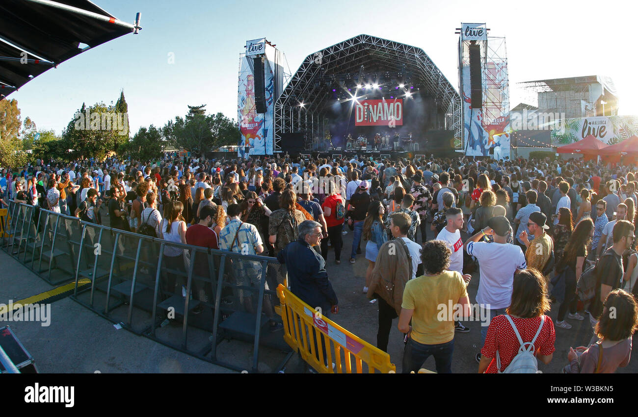 Mallorca live Festival 2019 Festivalbesucher Stockfoto