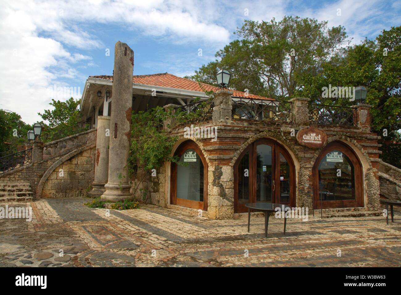 Altos de Chavón Stockfoto