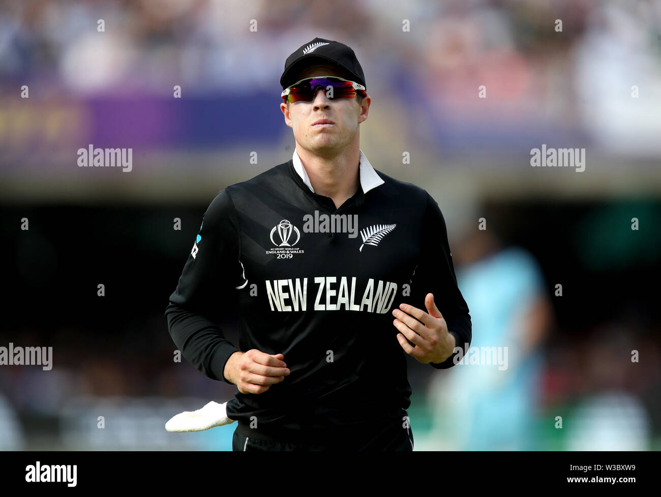 Neuseelands Henry Nicholls während der ICC-WM-Finale auf Lord's, London. Stockfoto