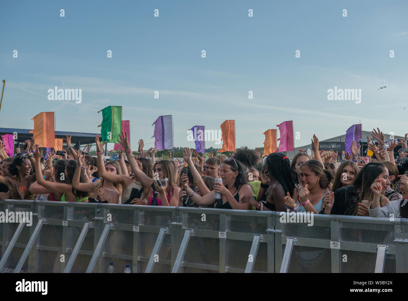 Massen an Teh2019 NASS Festival Stockfoto