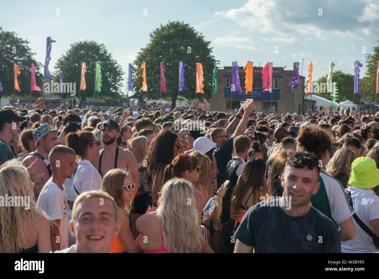 Massen an Teh2019 NASS Festival Stockfoto