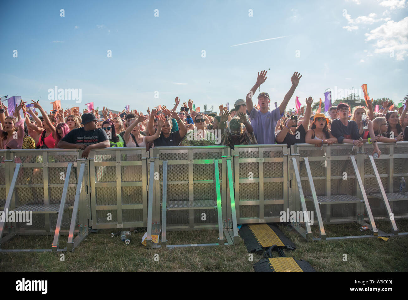 Massen an Teh2019 NASS Festival Stockfoto