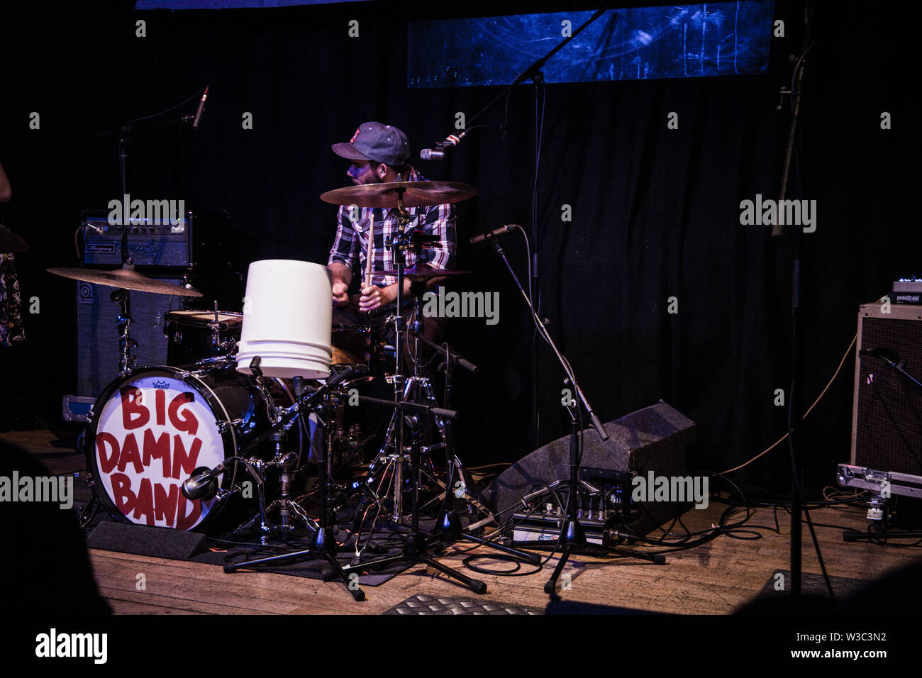Der reverend Peyton's Big damn Band live auf Band auf der Wand Manchester 8. Juli 2019 Stockfoto