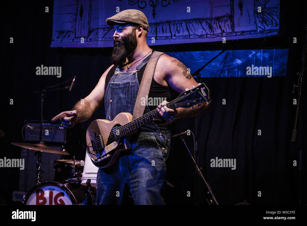 Der reverend Peyton's Big damn Band live auf Band auf der Wand Manchester 8. Juli 2019 Stockfoto