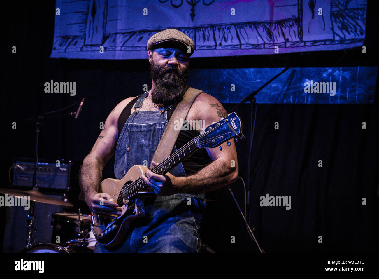 Der reverend Peyton's Big damn Band live auf Band auf der Wand Manchester 8. Juli 2019 Stockfoto