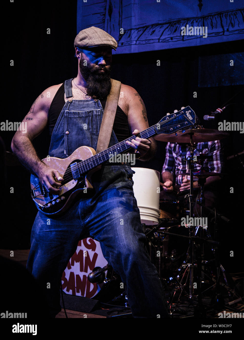 Der reverend Peyton's Big damn Band live auf Band auf der Wand Manchester 8. Juli 2019 Stockfoto