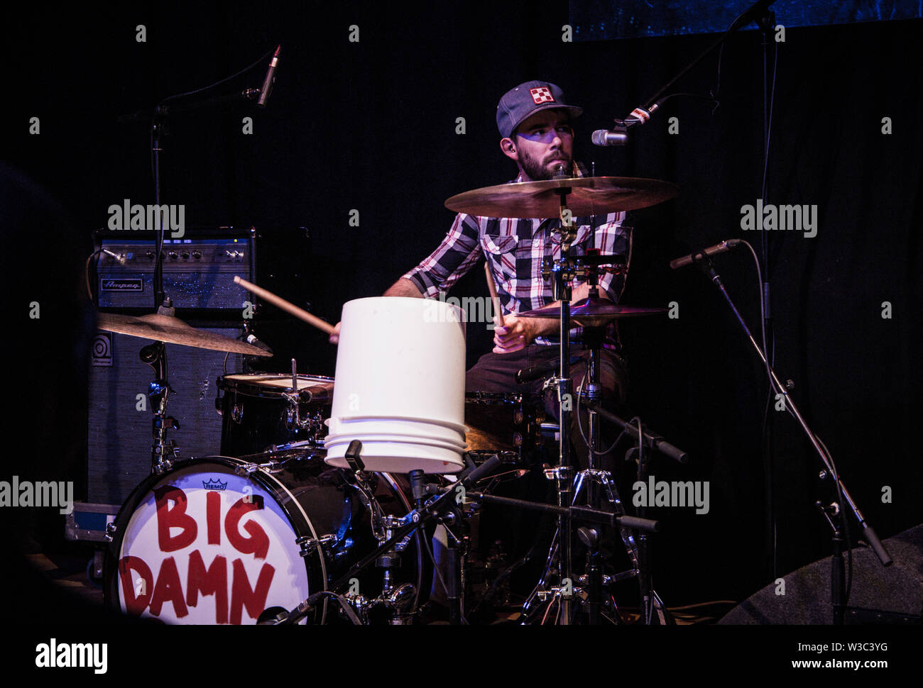 Der reverend Peyton's Big damn Band live auf Band auf der Wand Manchester 8. Juli 2019 Stockfoto