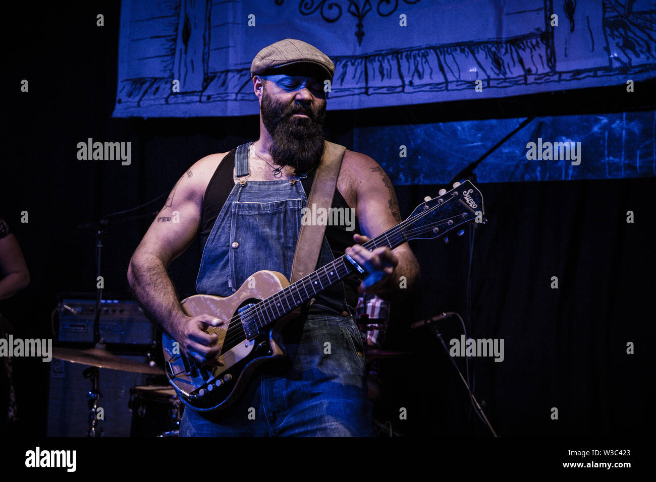 Der reverend Peyton's Big damn Band live auf Band auf der Wand Manchester 8. Juli 2019 Stockfoto