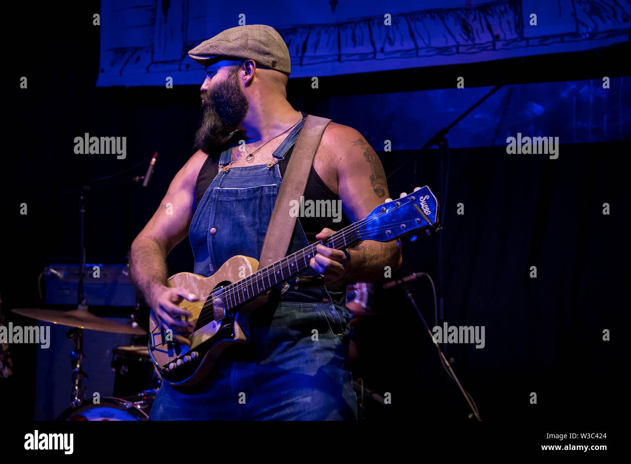 Der reverend Peyton's Big damn Band live auf Band auf der Wand Manchester 8. Juli 2019 Stockfoto