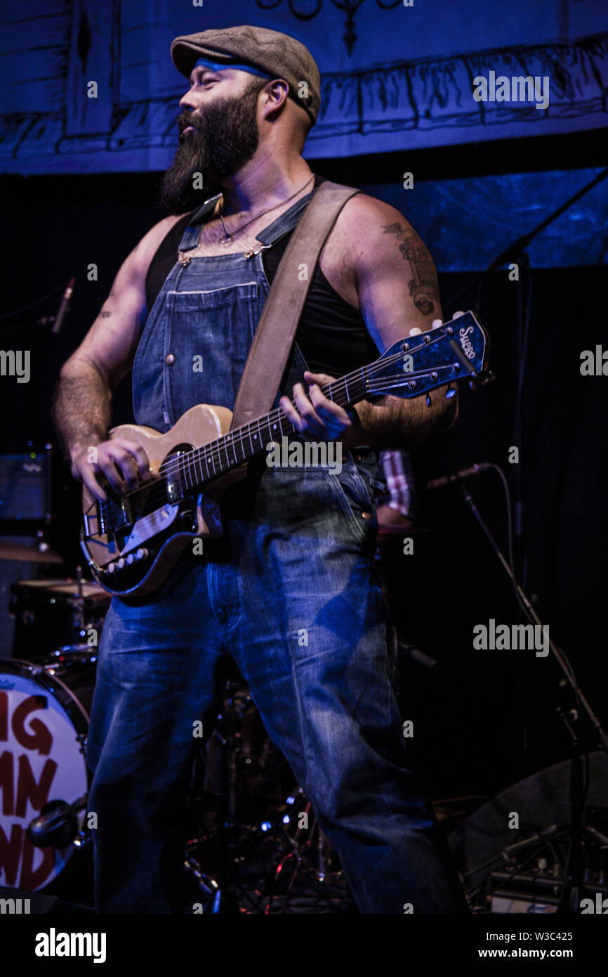 Der reverend Peyton's Big damn Band live auf Band auf der Wand Manchester 8. Juli 2019 Stockfoto