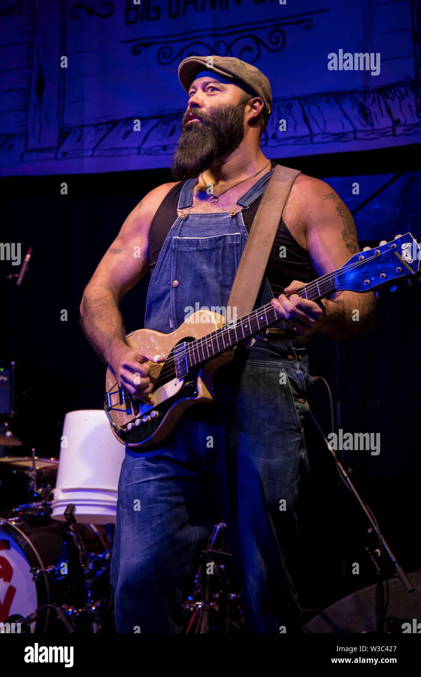 Der reverend Peyton's Big damn Band live auf Band auf der Wand Manchester 8. Juli 2019 Stockfoto