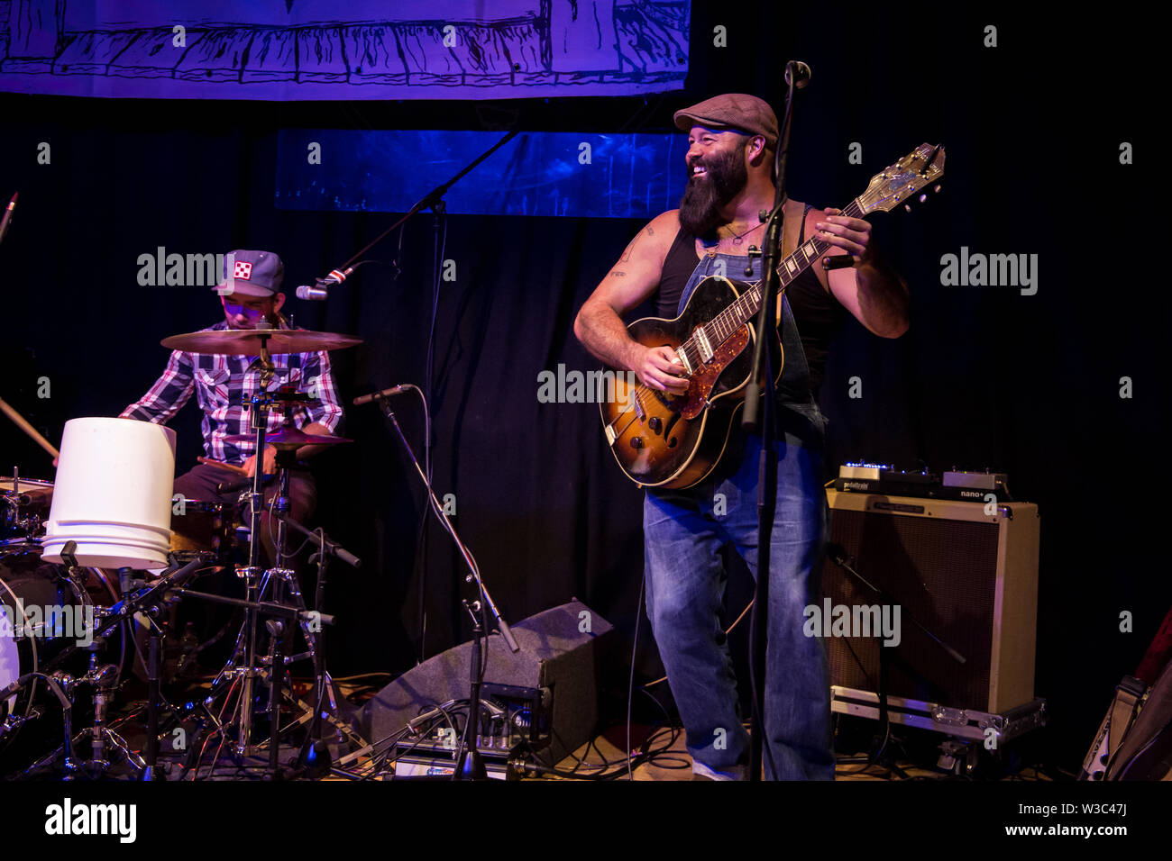 Der reverend Peyton's Big damn Band live auf Band auf der Wand Manchester 8. Juli 2019 Stockfoto