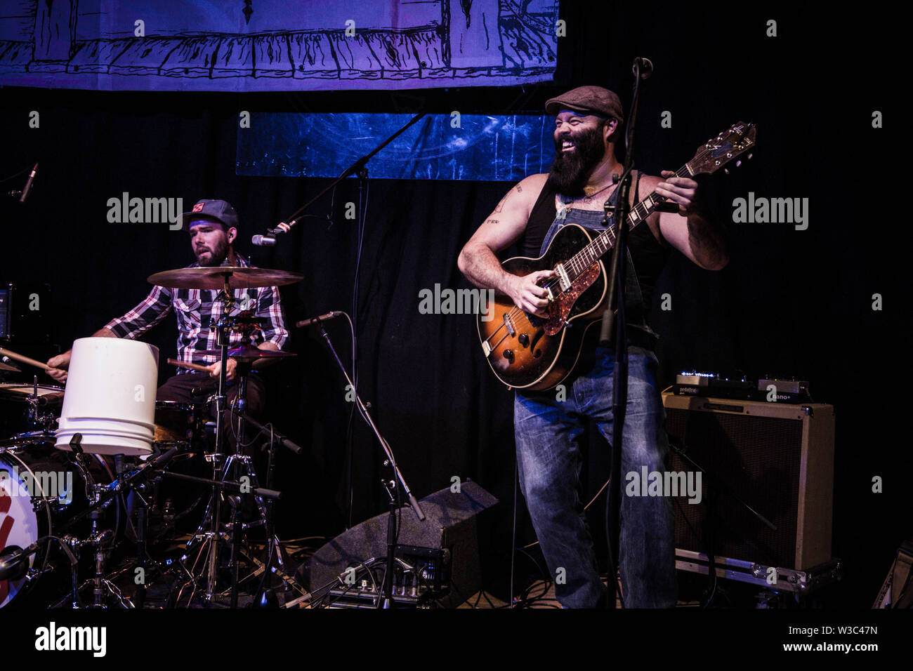 Der reverend Peyton's Big damn Band live auf Band auf der Wand Manchester 8. Juli 2019 Stockfoto