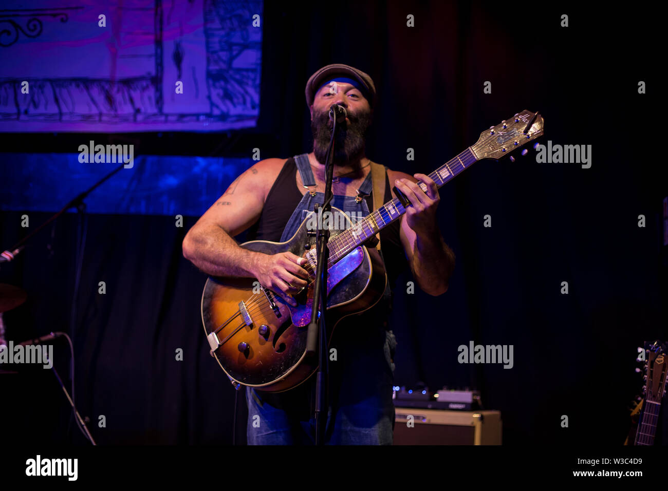 Der reverend Peyton's Big damn Band live auf Band auf der Wand Manchester 8. Juli 2019 Stockfoto