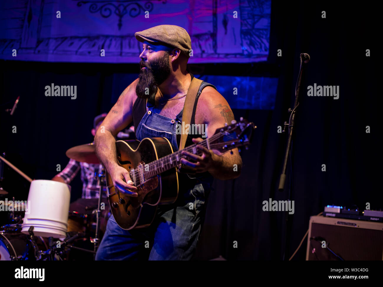 Der reverend Peyton's Big damn Band live auf Band auf der Wand Manchester 8. Juli 2019 Stockfoto