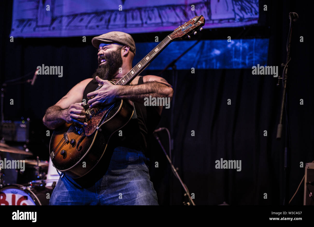 Der reverend Peyton's Big damn Band live auf Band auf der Wand Manchester 8. Juli 2019 Stockfoto