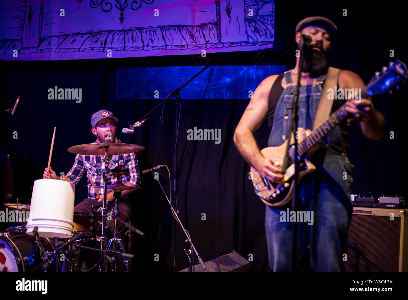 Der reverend Peyton's Big damn Band live auf Band auf der Wand Manchester 8. Juli 2019 Stockfoto