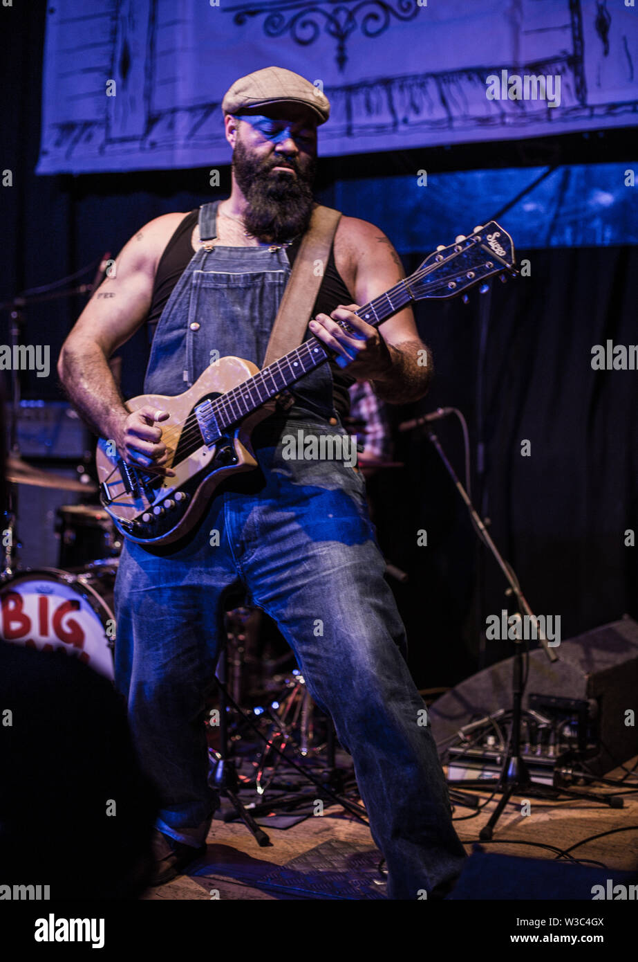 Der reverend Peyton's Big damn Band live auf Band auf der Wand Manchester 8. Juli 2019 Stockfoto