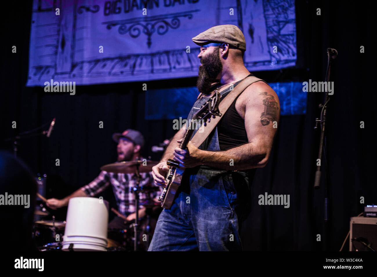 Der reverend Peyton's Big damn Band live auf Band auf der Wand Manchester 8. Juli 2019 Stockfoto