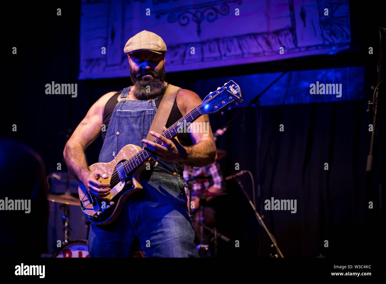 Der reverend Peyton's Big damn Band live auf Band auf der Wand Manchester 8. Juli 2019 Stockfoto