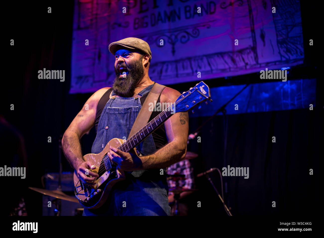 Der reverend Peyton's Big damn Band live auf Band auf der Wand Manchester 8. Juli 2019 Stockfoto