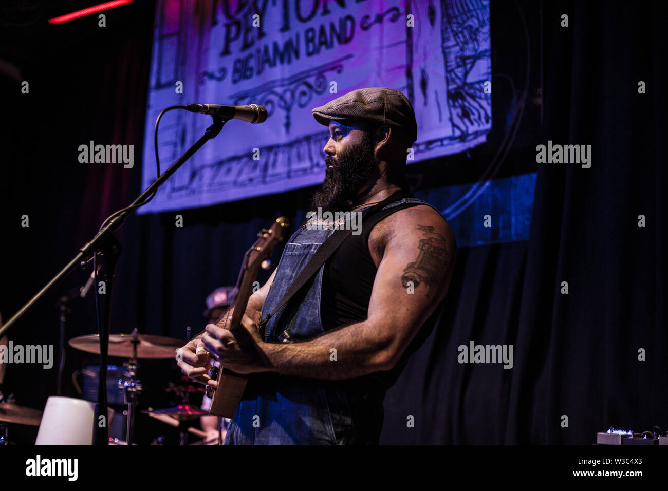 Der reverend Peyton's Big damn Band live auf Band auf der Wand Manchester 8. Juli 2019 Stockfoto