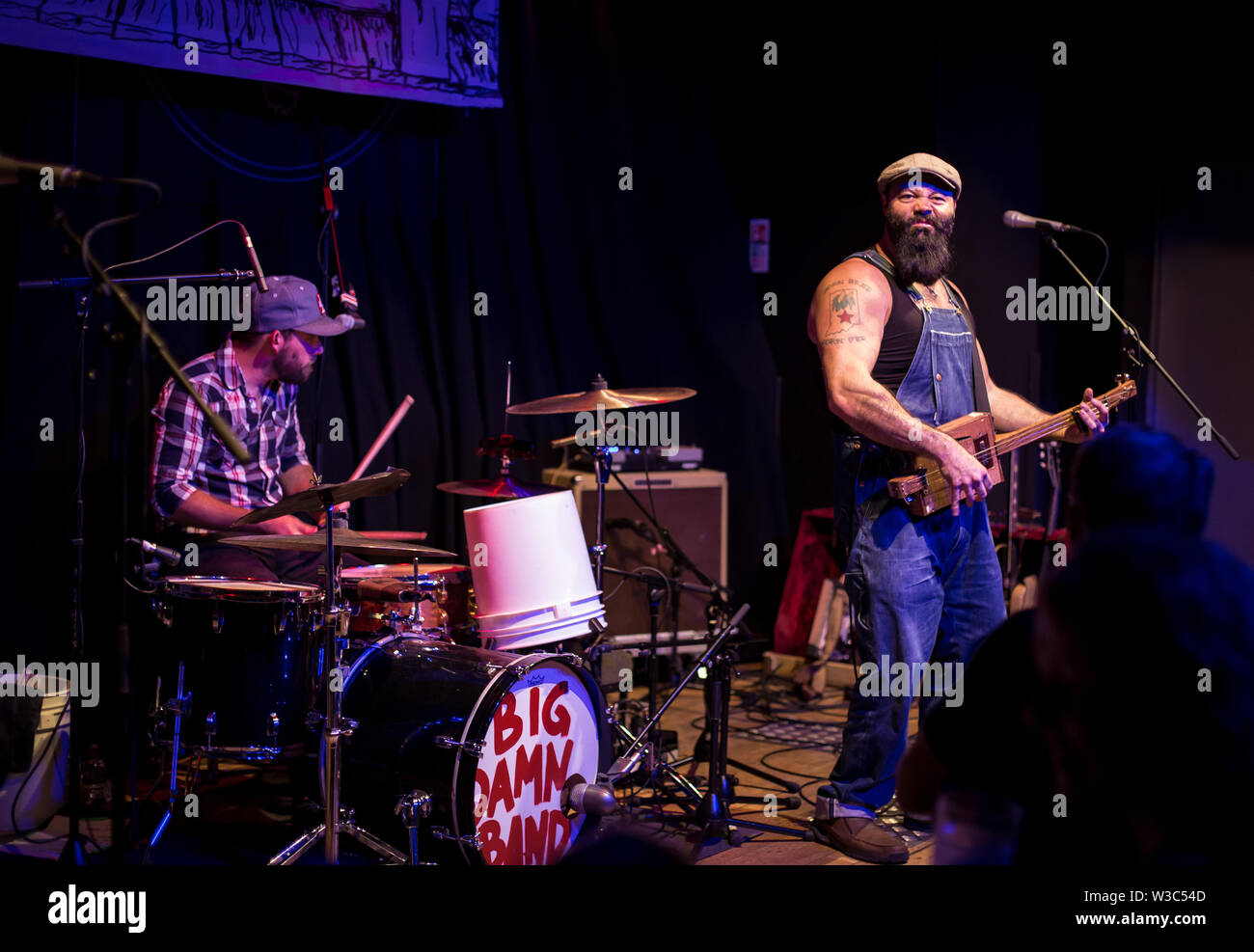 Der reverend Peyton's Big damn Band live auf Band auf der Wand Manchester 8. Juli 2019 Stockfoto