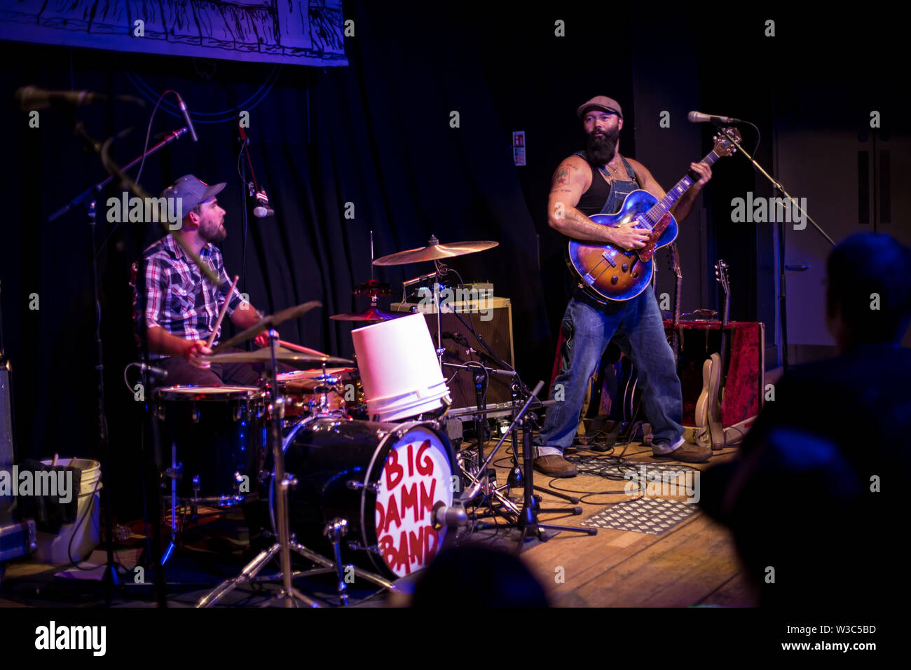 Der reverend Peyton's Big damn Band live auf Band auf der Wand Manchester 8. Juli 2019 Stockfoto