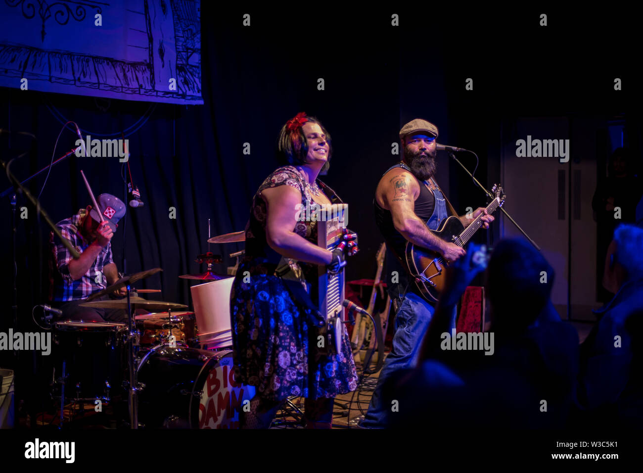 Der reverend Peyton's Big damn Band live auf Band auf der Wand Manchester 8. Juli 2019 Stockfoto