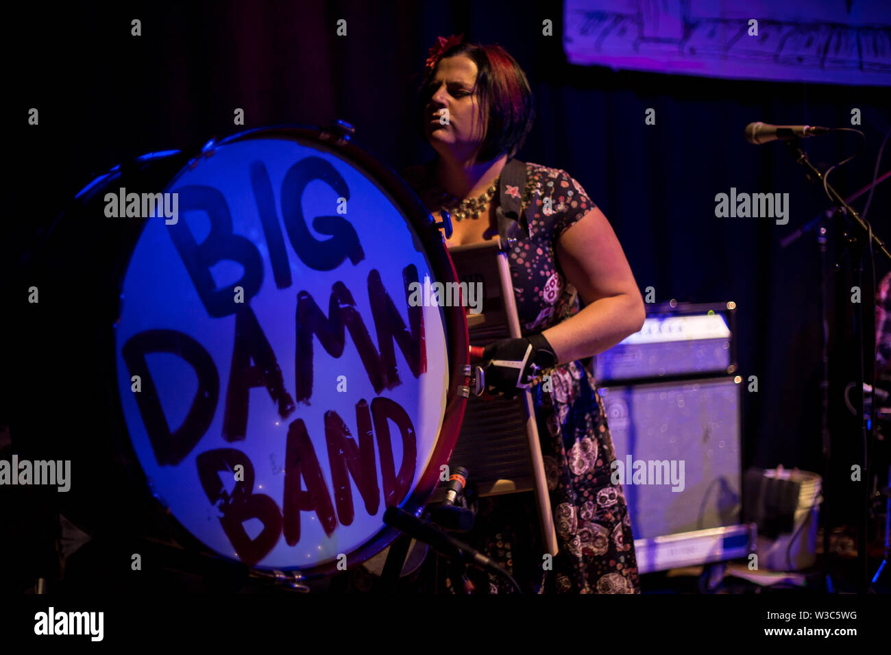 Der reverend Peyton's Big damn Band live auf Band auf der Wand Manchester 8. Juli 2019 Stockfoto