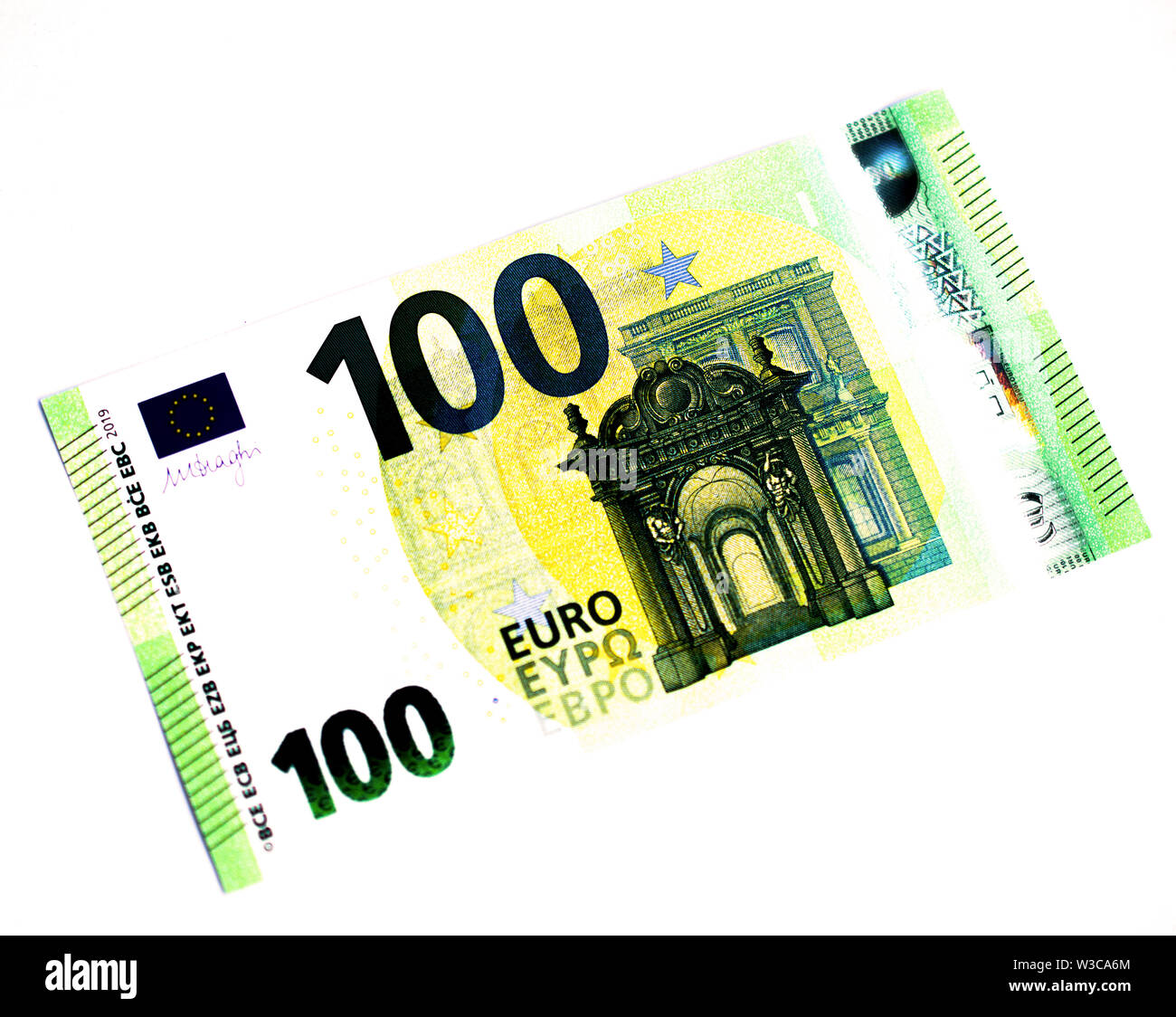 Neue 100-Euro-Banknoten. Perfekte Glück, Bilder und Fotos. Stockfoto