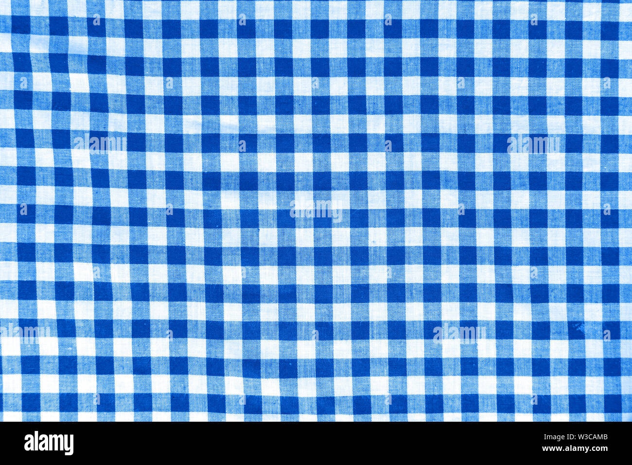 Schließen Sie Makro-Ansicht von roten und weißen Vichy-Muster Stockfoto