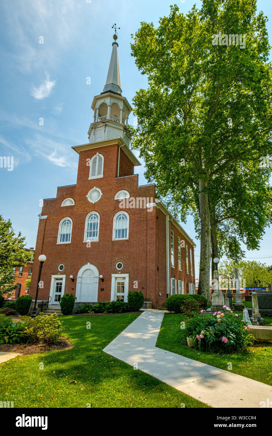 Zion Reformierte Kirche, 259 South Main Street, Chambersburg, Pennsylvania Stockfoto