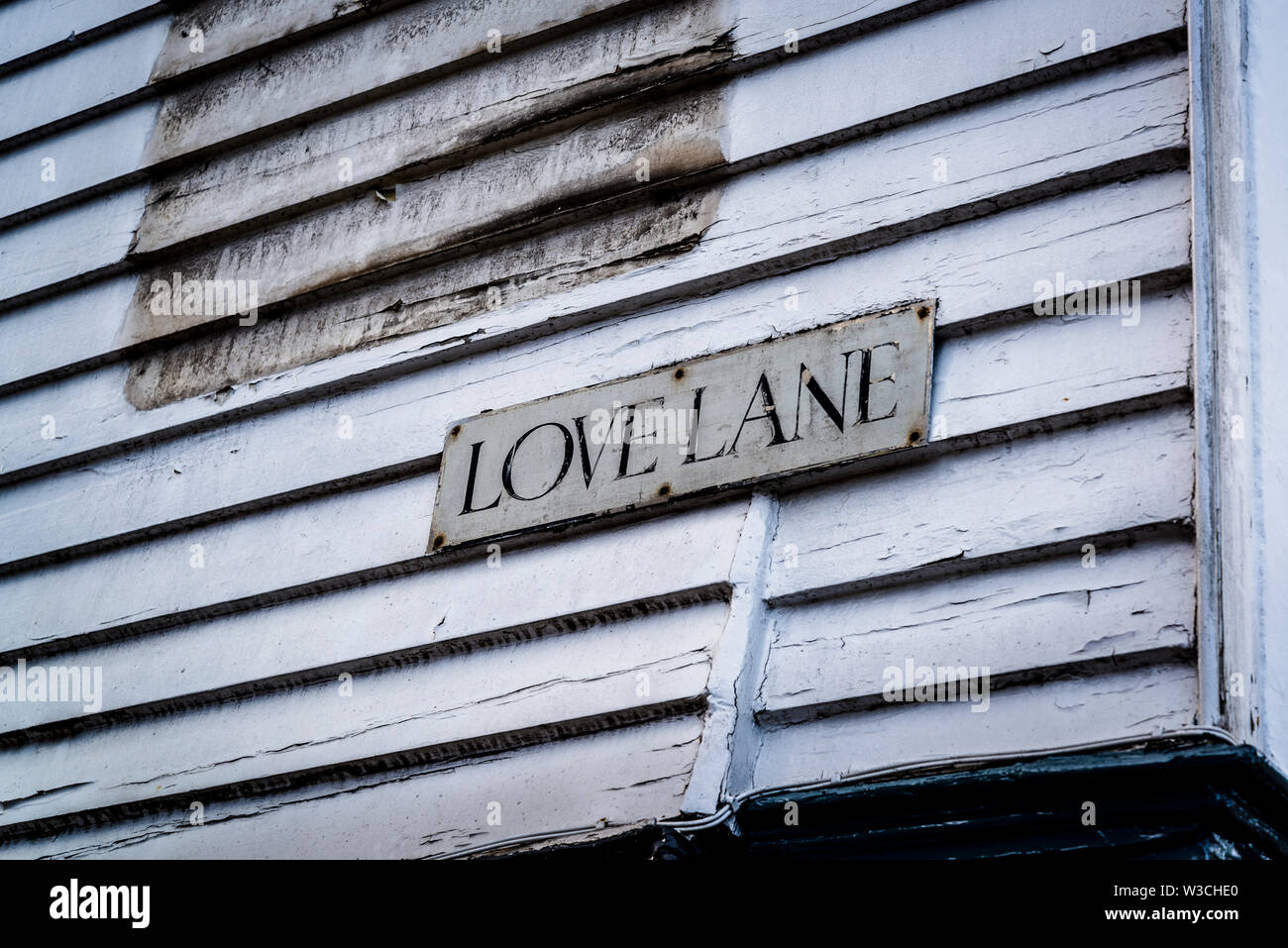 Love Lane, Rochester, Kent, England, Großbritannien Stockfoto