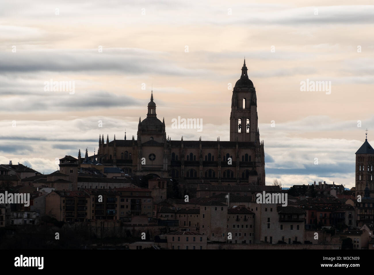 Die Kathedrale von Segovia, Spanien und der höchsten gotischen Kathedrale Spaniens Stockfoto