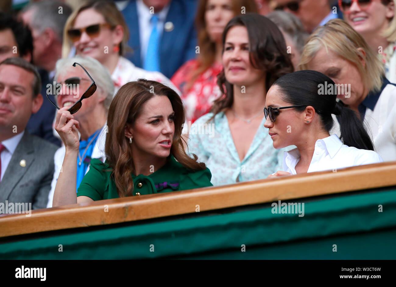 Wimbledon, London, UK. 13. Juli 2019. Kate Middleton (Herzogin von
