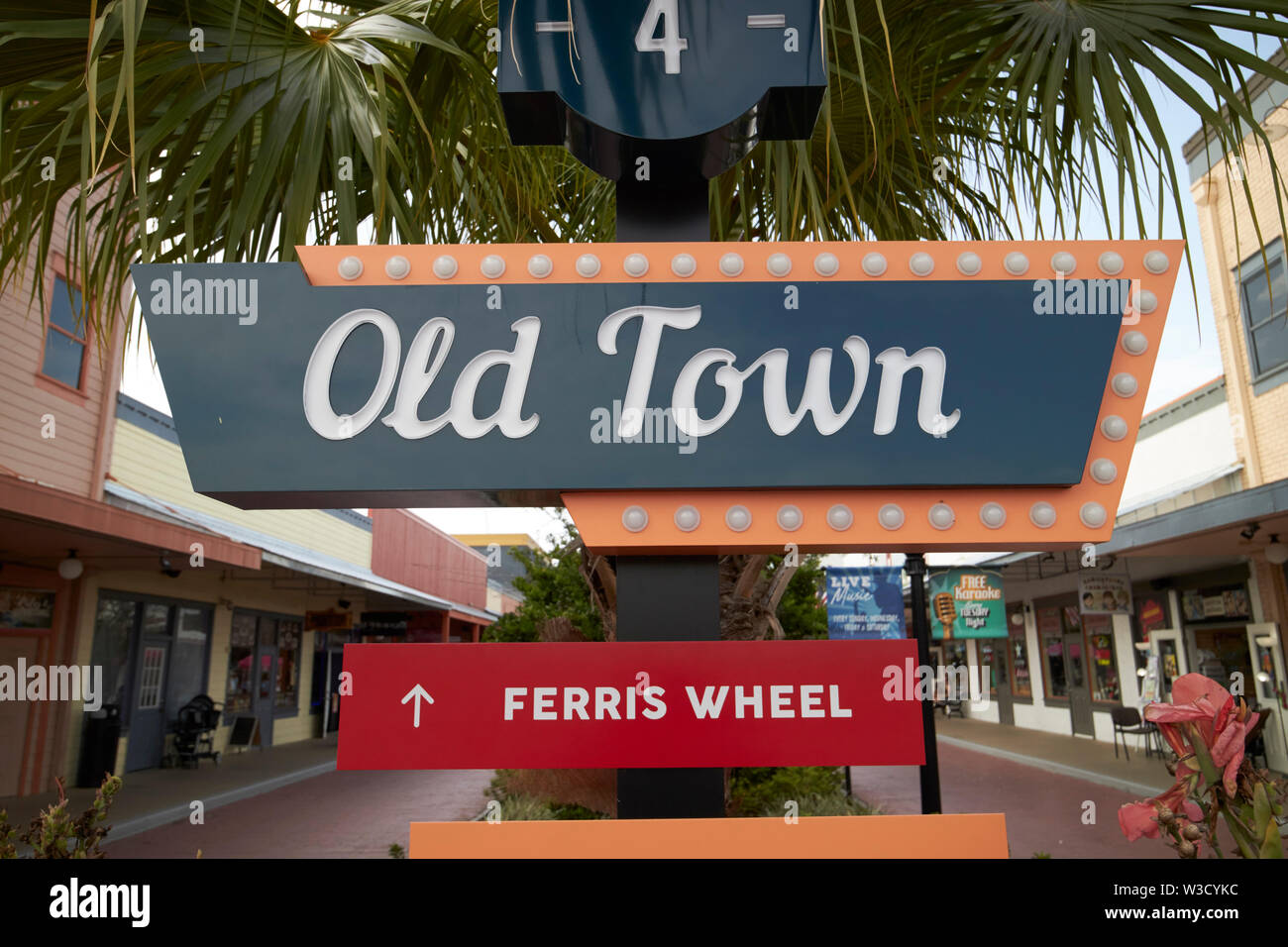 Old Town kissimmee Florida Vereinigte Staaten von Amerika Stockfoto