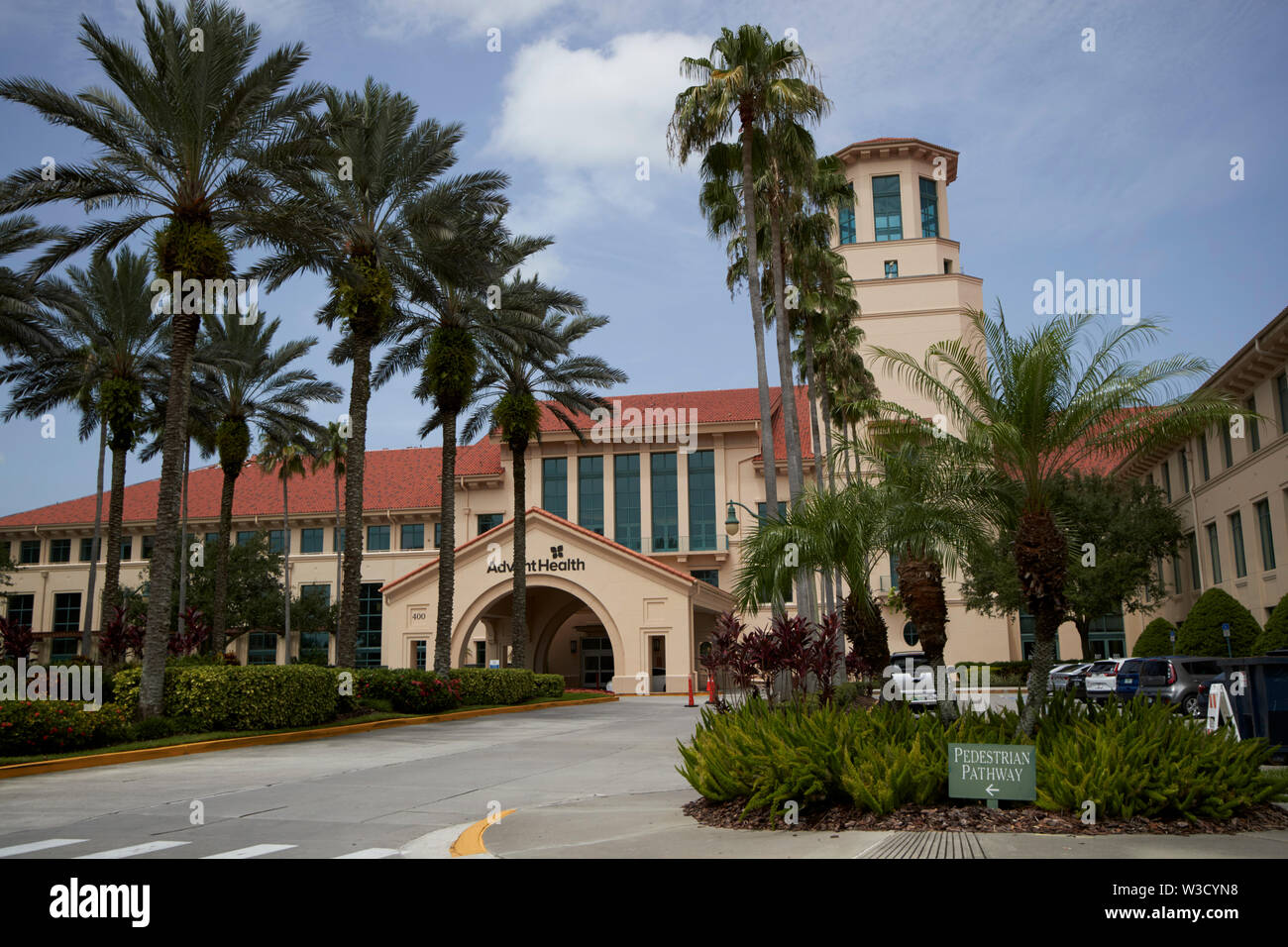 Advent Gesundheit Krankenhaus früher Feier in Florida Florida Vereinigte Staaten von Amerika Stockfoto