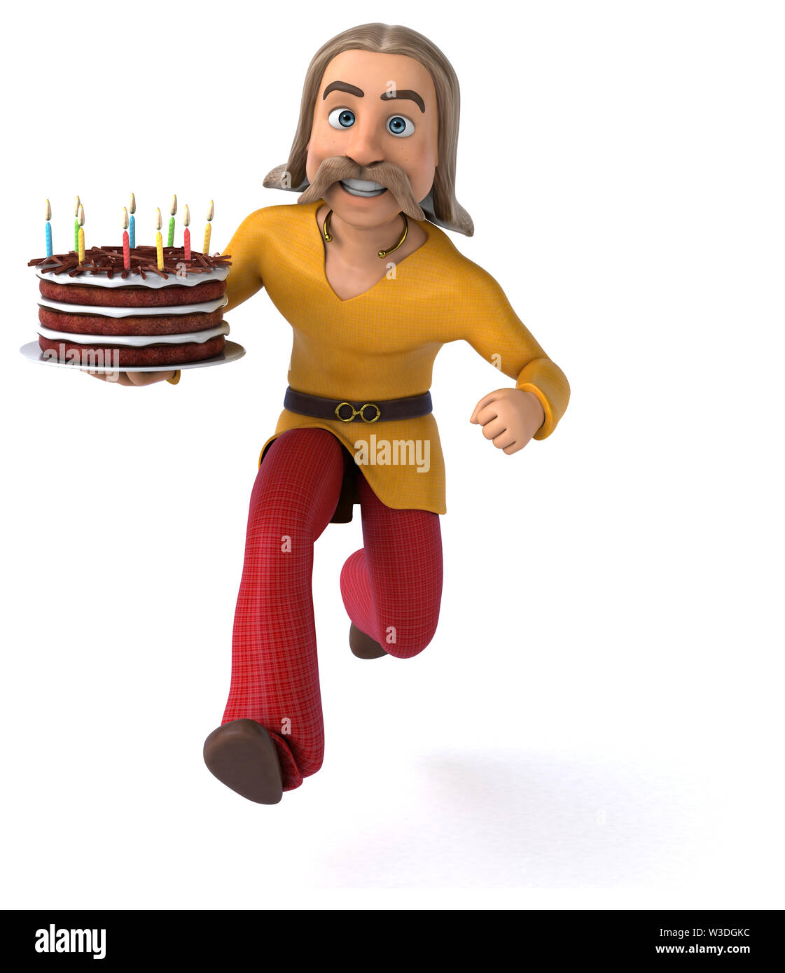 Spaß gaulois - 3D-Darstellung Stockfoto