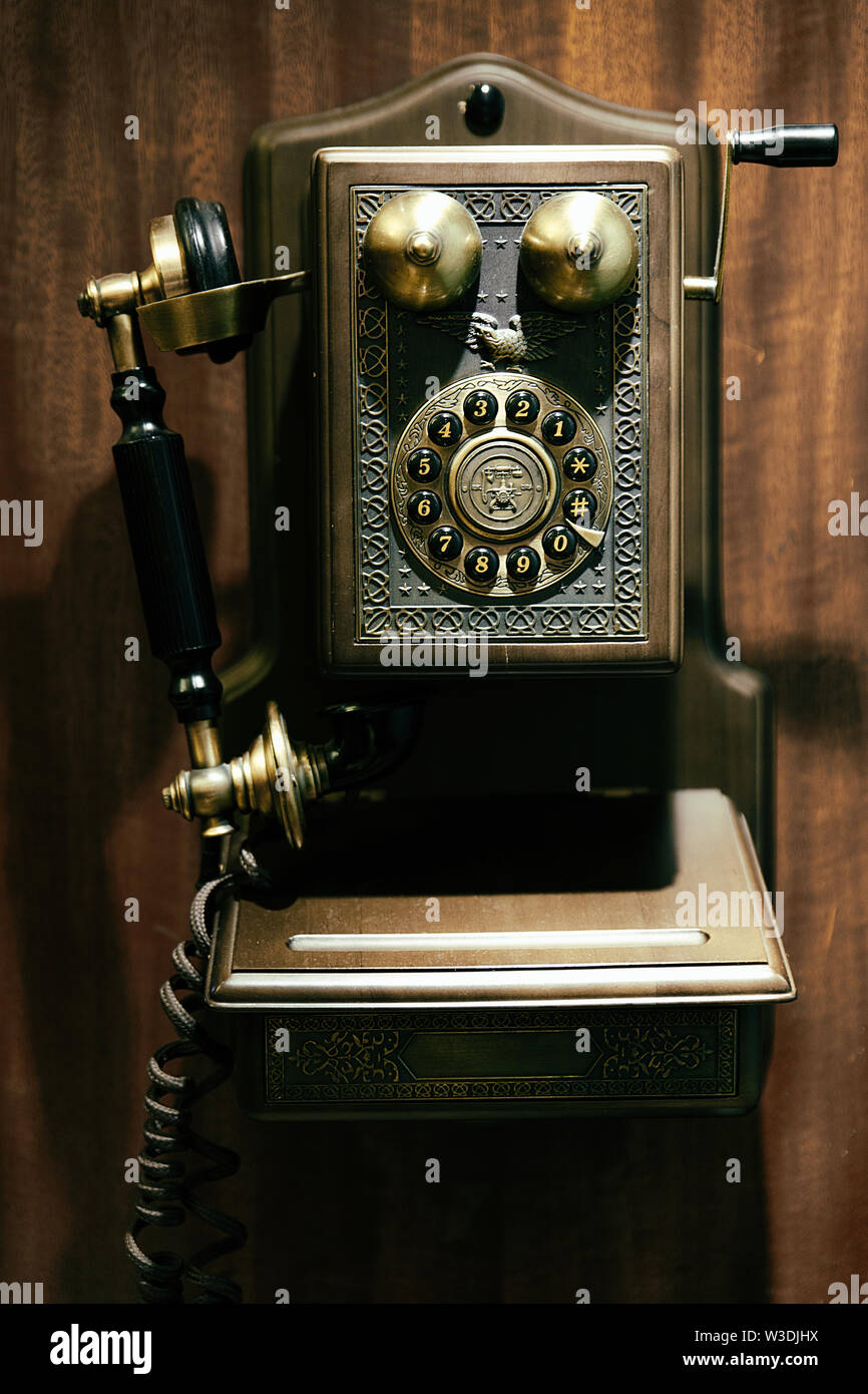 Altes Telefon, Sidney - Australien Stockfoto