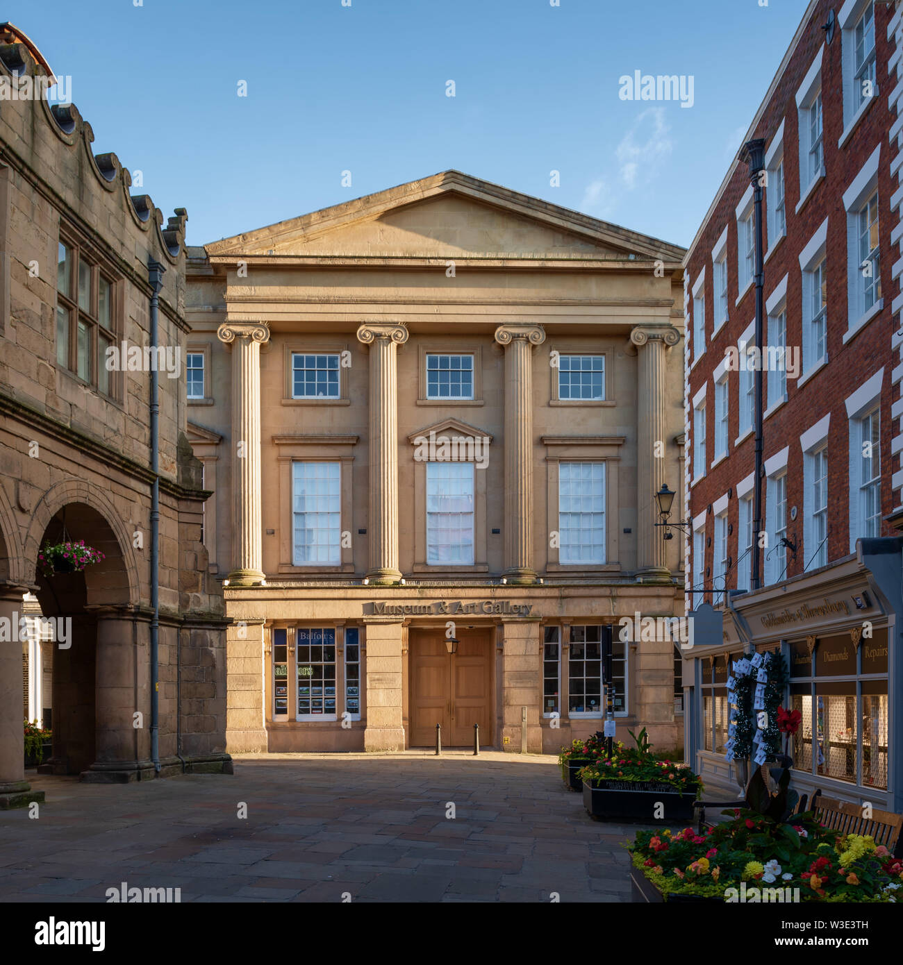 Shrewsbury Museum & Art Gallery, Shropshire, Großbritannien Stockfoto