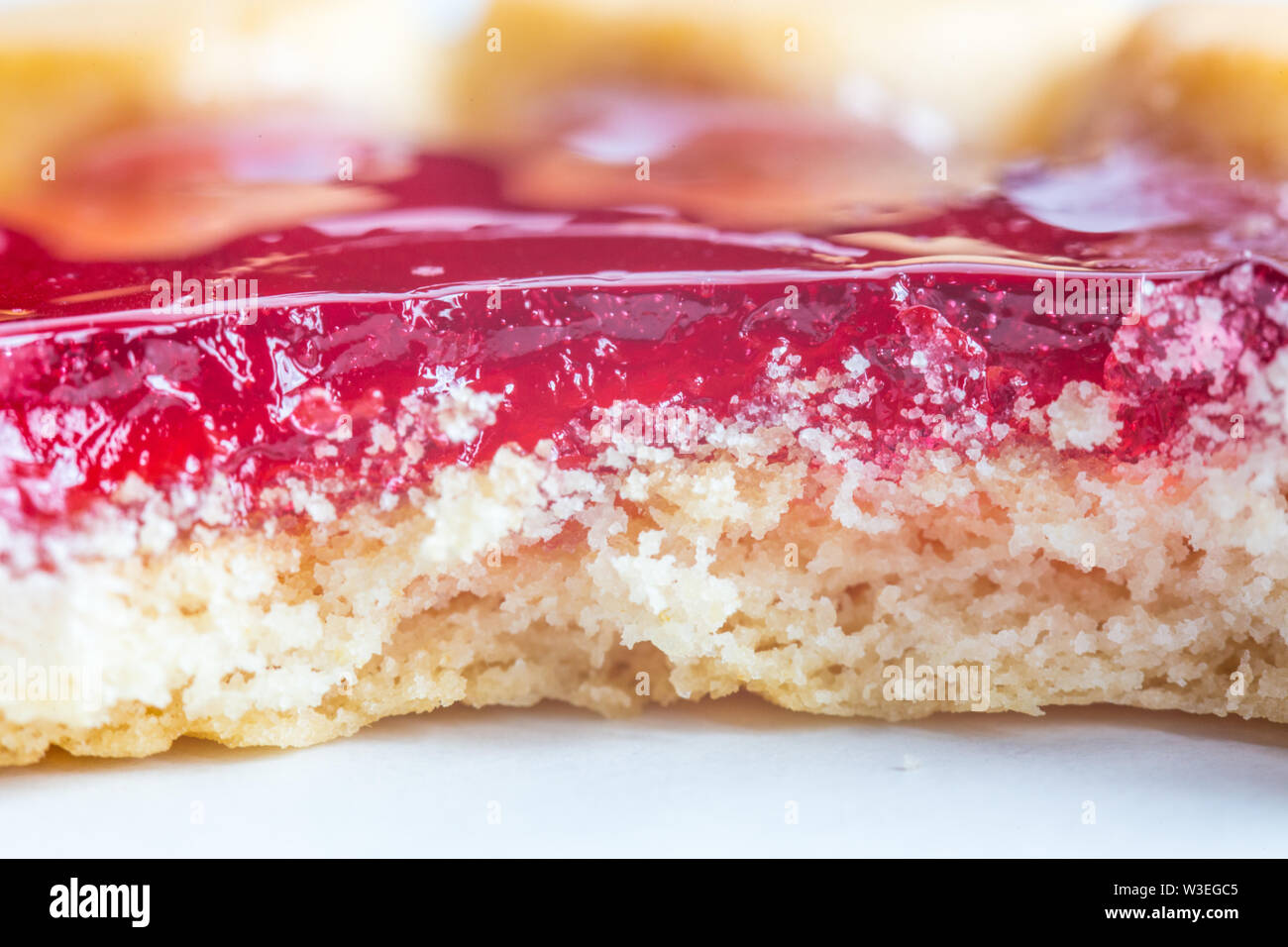 Extreme verlieren von Gebissen jam Cookie Stockfoto