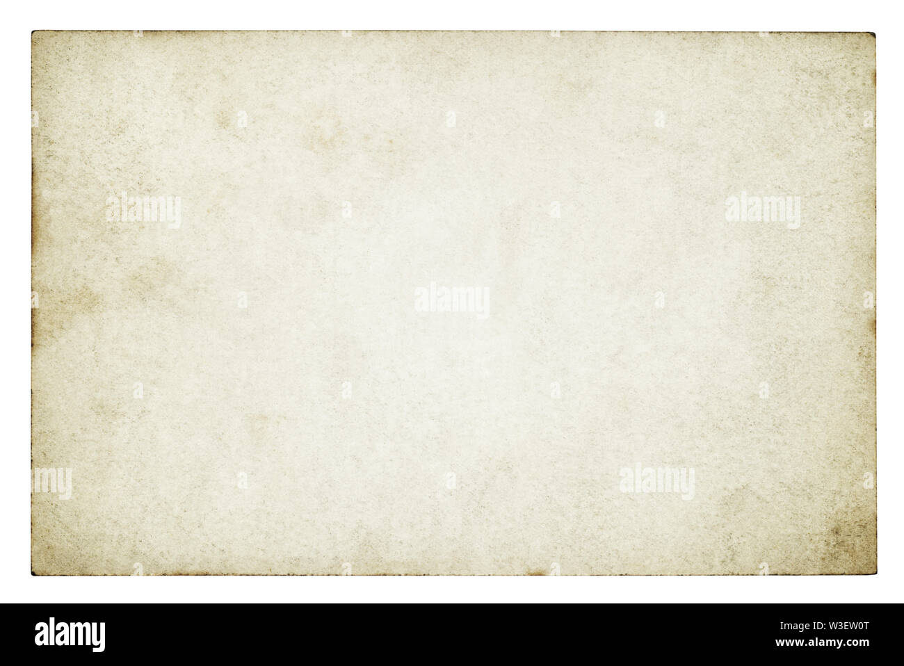 Vintage Papier Hintergrund isoliert - (clipping path enthalten) Stockfoto