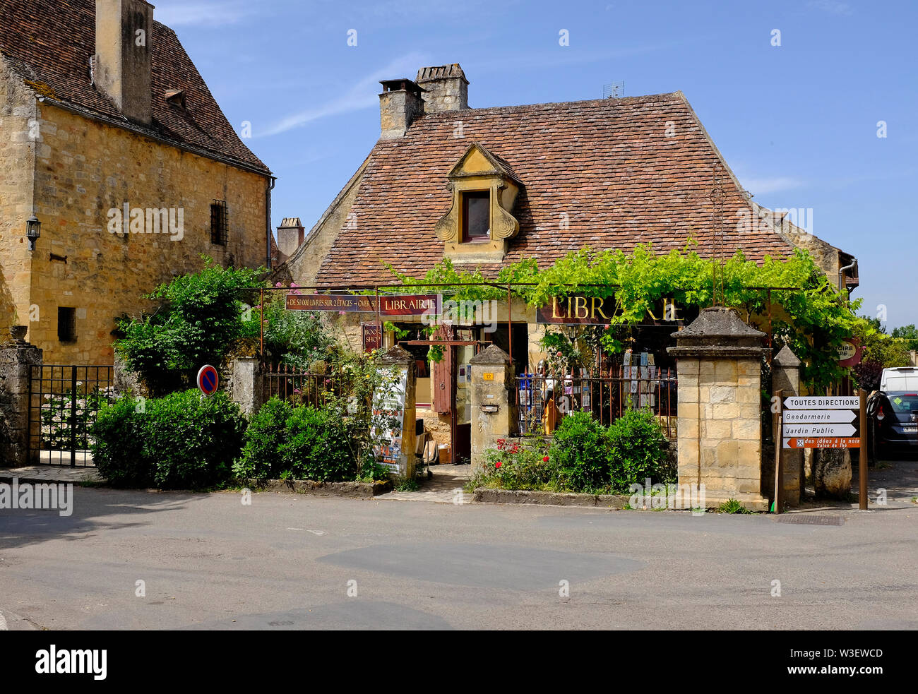Domme, Dordogne, Frankreich Stockfoto