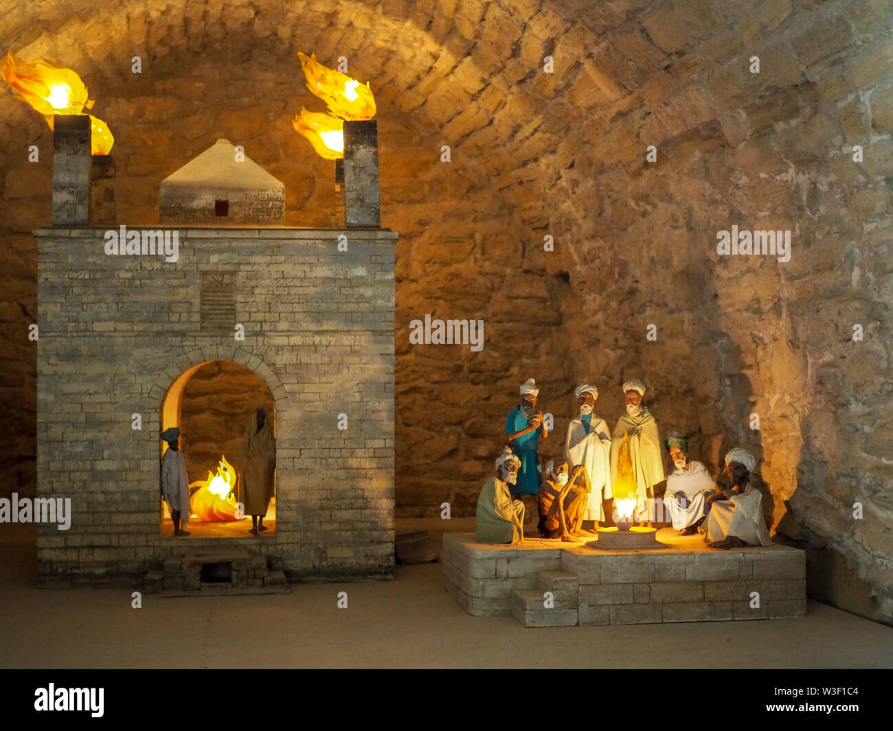 Atashgah zoroastrischen Feuertempels, Baku, der Hauptstadt Aserbaidschans Stockfoto