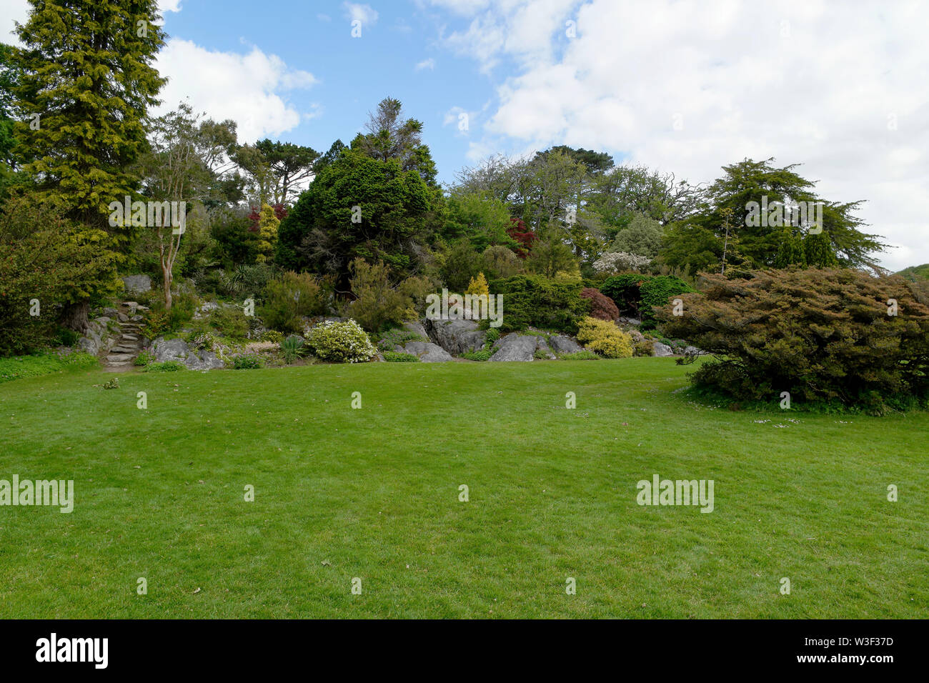 Fragment der Gärten in Muckross Estate in Killarney, County Kerry, Irland. Stockfoto
