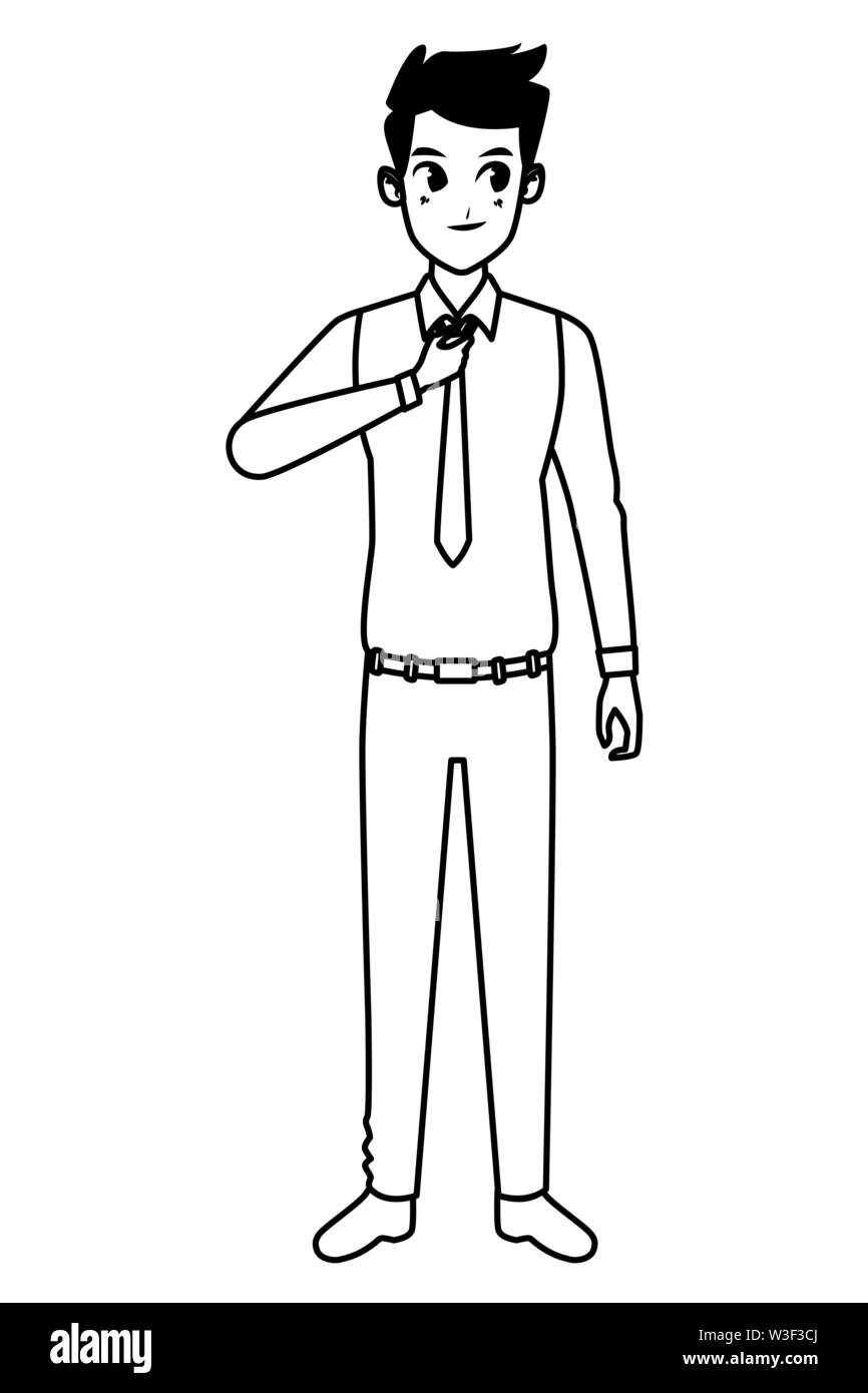 Haus Bibliothek und Kamin mit Licht Lampe Bilder und Blumentopf in Schwarz und Weiß Stock Vektor